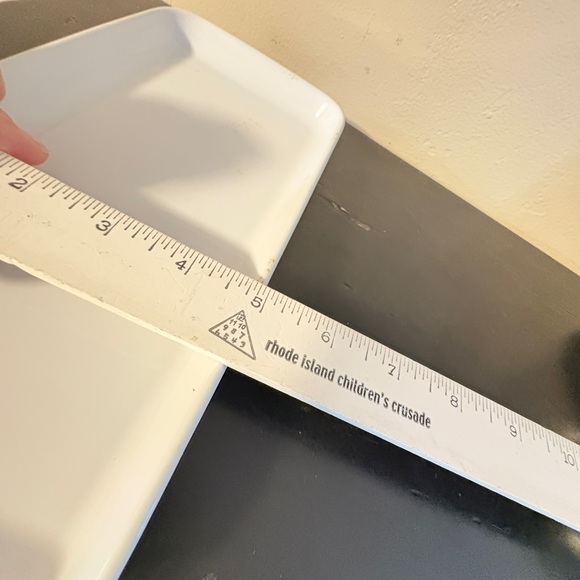 Grove Collaborative stoneware shallow dish. Various uses. Rectangular - Picture 7 of 8